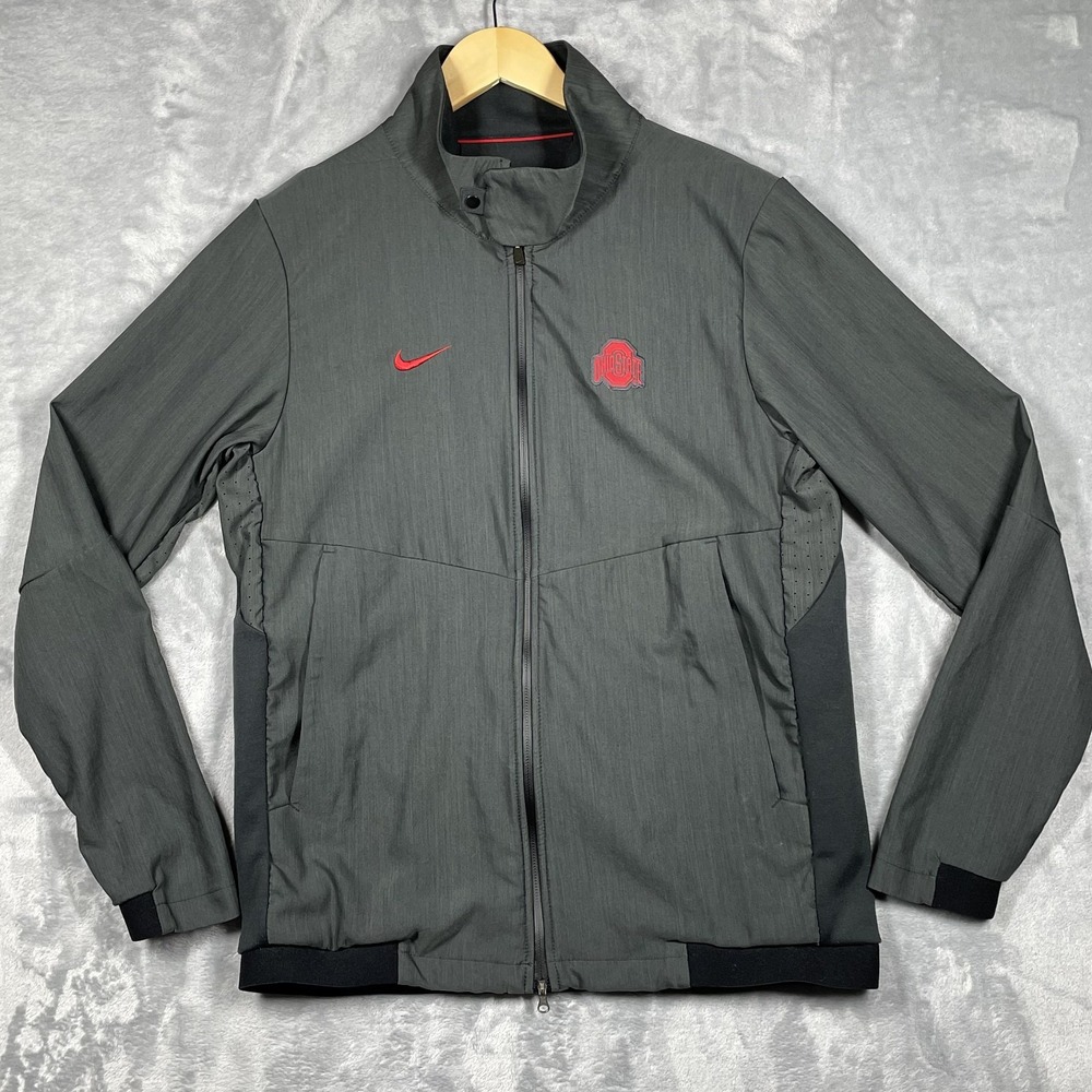 Nike Gray and Black Windbreaker Jacket